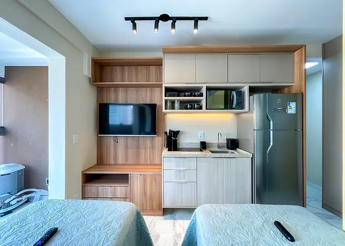Handy Paraiso Condominio Com Piscina Ao Lado Do Ibirapuera